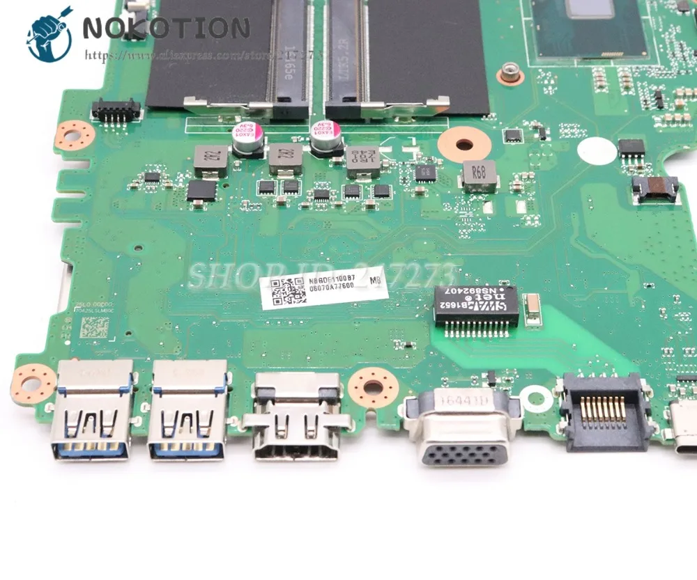 buy  NOKOTION For Acer aspire E5-575 E5-575G Laptop Motherboard SR2ZU I5-7200U CPU GTX950M DAZAAMB16E0 N