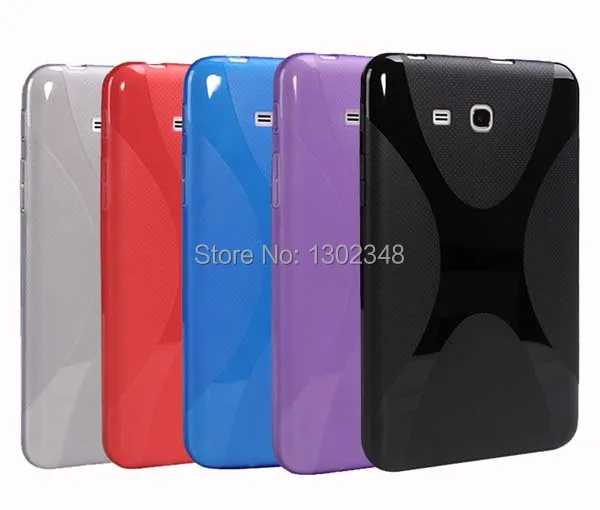 

Anti-skid Matte X Line Soft Silicon Rubber TPU Gel Skin Cover Funda Case For Samsung Galaxy Tab 3 Lite 7.0 T110 T111 T113 T116