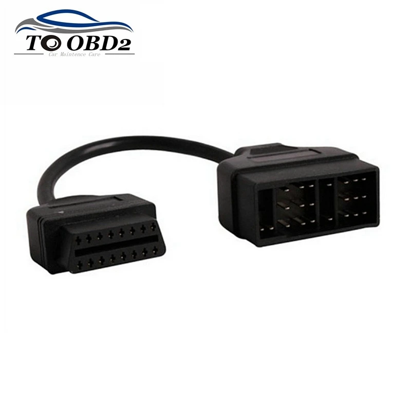 Для Toyota 22Pin OBDII 16Pin гнездовой разъем Кабель адаптер DLC привести для 22 контактный OBD2
