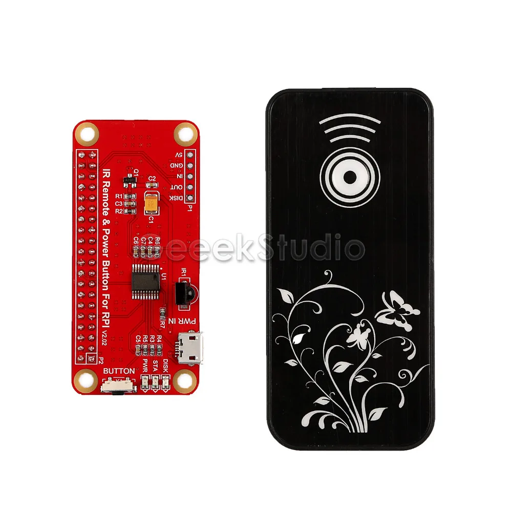 V2.02 новая версия ИК модуль дистанционного управления кнопки питания для Raspberry Pi 3/2