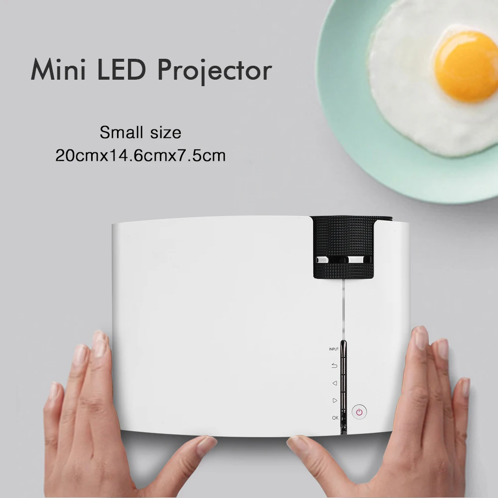 BYINTEK cielo K1/K1plus LED portátil de cine en casa Mini HD proyector (opcional con cable de sincronización de pantalla Iphone Ipad tableta del teléfono) - 5