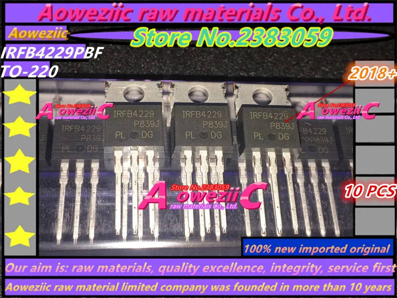 Aoweziic+ новые импортные оригинальные IRFB4229PBF IRFB4229 FB4229 TO-220 MOS FET 250 V 46A