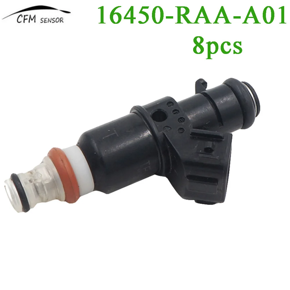 8PCS New 16450 RAA A01 Fuel Injectors Fits 2005 2011 Honda Accord CR V Element 2.4L l4 in Fuel