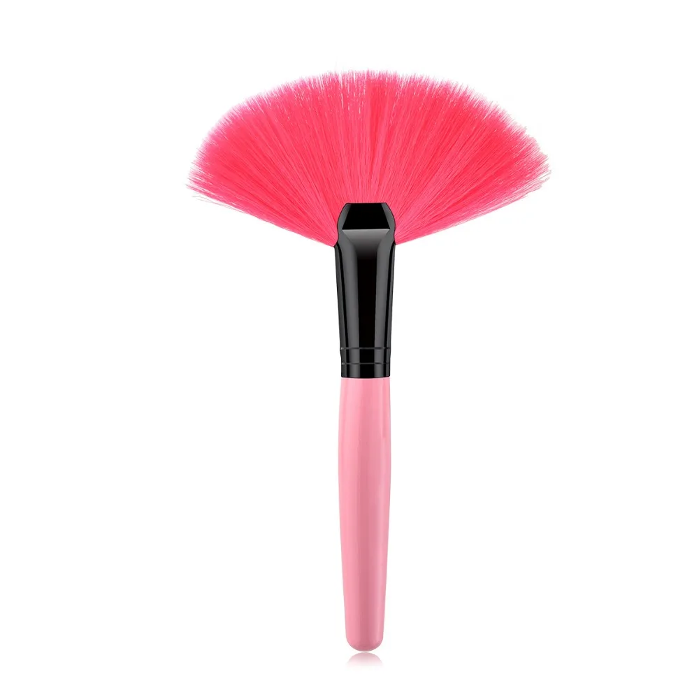 1pcs Foundation Blusher Powder Fan Makeup Brush Brand New Concealer Highlighter Make Up Brushes Cosmetic Tool maquiagem | Красота и