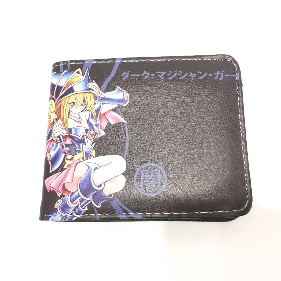 P Аниме Yu-Gi-Oh синие глаза белый дракон кошельки мультфильм Двойные портмоне мужские карты ID Держатели кошелек - Цвет: P