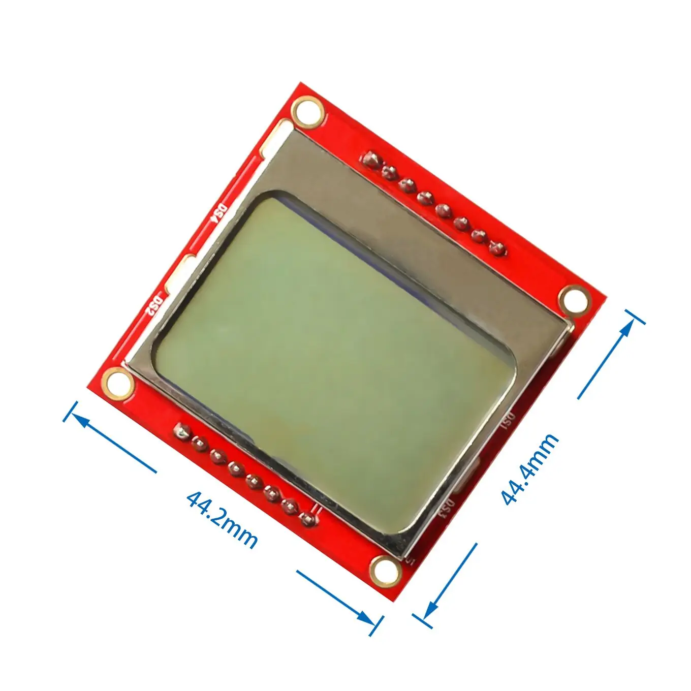 

1.6" Nokia-Compatible 5110-LCD-Module w/ Blue Backlit - Blue Compatible with