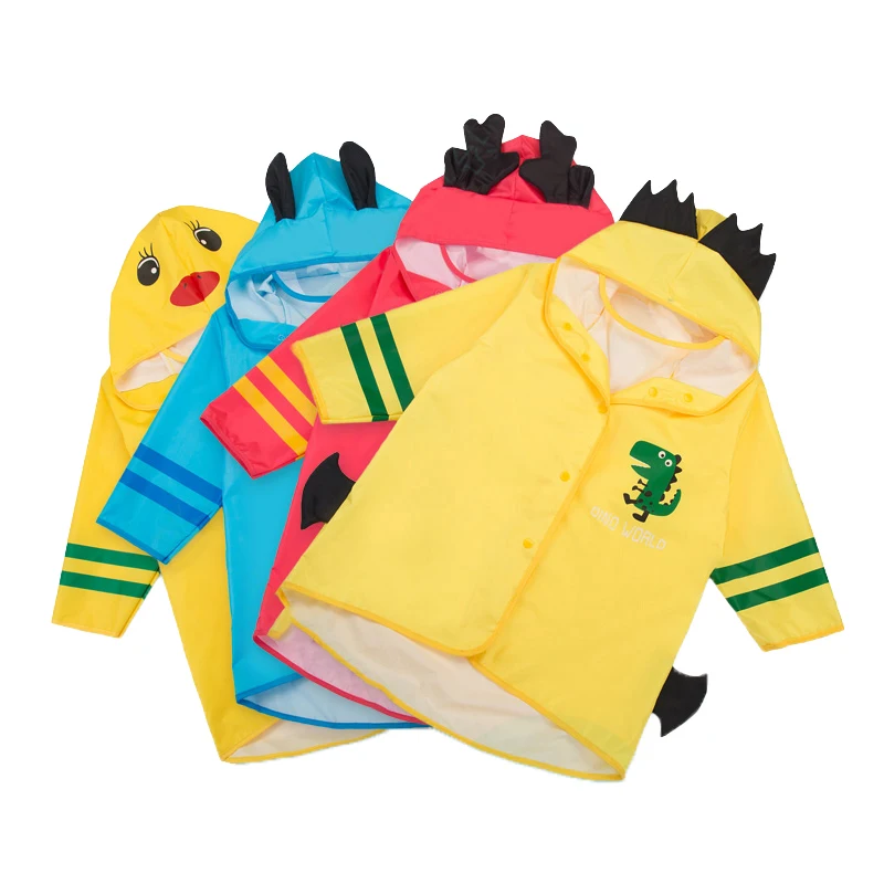 Желтый рюкзак с рисунком жирафа, дождевик, детский дождевик, непромокаемое пончо для девочек и мальчиков, дождевик, Regenjas 50yc156