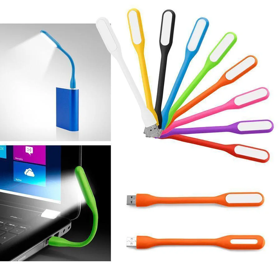 Mini USB Night Light Flexible LED Night Lamp Portable USB Book Light Reading Light for Power Bank for Laptop PC Computers (3)