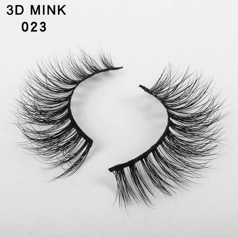 3D ресницы из меха норки предварительно сделанные накладные ресницы плотные натуральные длинные очаровательные наращивания ресниц#017-#024