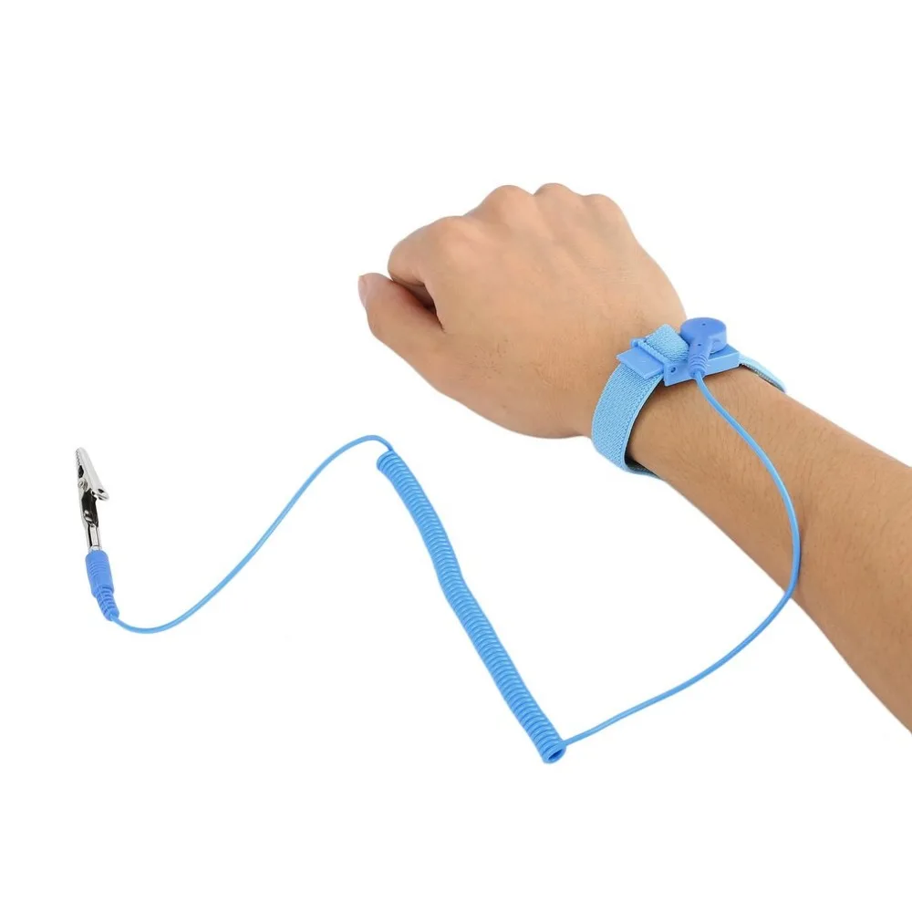 

1Pc/ 2Pcs/ 4Pcs ESD Wrist Strap alligator clip Anti Static Discharge Band Grounding Prevent Static Shock wholesale Promotion