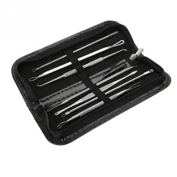 

7Pcs Stainless Steel Blackhead Removal Tool Kit Double-end Comedone Extractor Professional Tool Set l