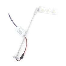 3W LED spotlight 4PCS/lot Desk Reading Stand Pole Post Lamp Fixture Angle Adjustable Spotlight cabinet AC220V warm white 3000K