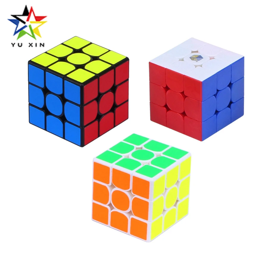 

2018 YUXIN Mini Magic Cube 3x3x3 Speed For Magic Cubes Puzzle Fidget Cube Neo Cubo Magico Sticker For Children Adult Education