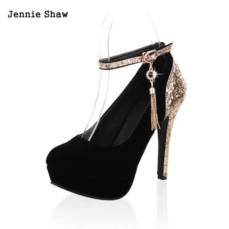 

High Heels Platform Shoes Fashion Woman Wedding Shoes Bride Pumps