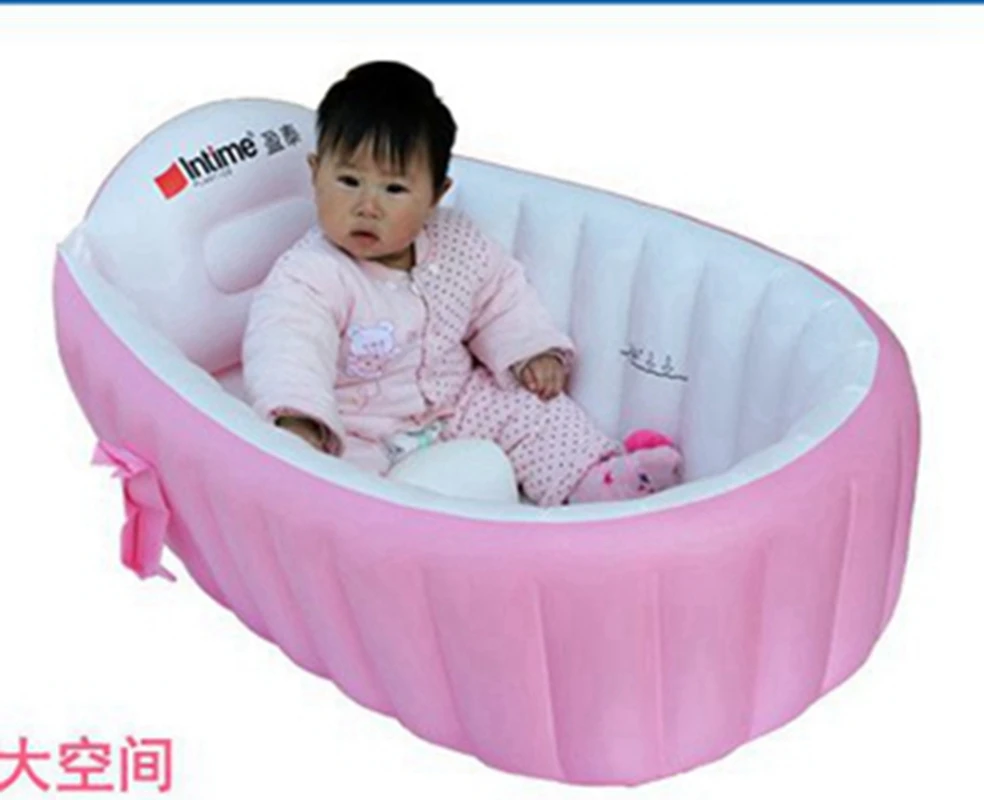 Надувной бассейн kiddieTub портативные Детские ванны детский детская раковина 96x60x30