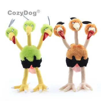 

JP Anime Plush Dodrio Soft Toys Shiny Dodrioi Pikachu Series Dolls Soft Dolls 12" 30 cm