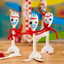 14 см Diy форки Базз Лайтер История Игрушек 4 Вуди из мультфильма Джесси фигурка Коллекционная кукла игрушки для детей