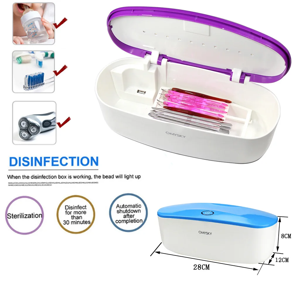 2019 Professional sterilizer tray nail box disinfection box for