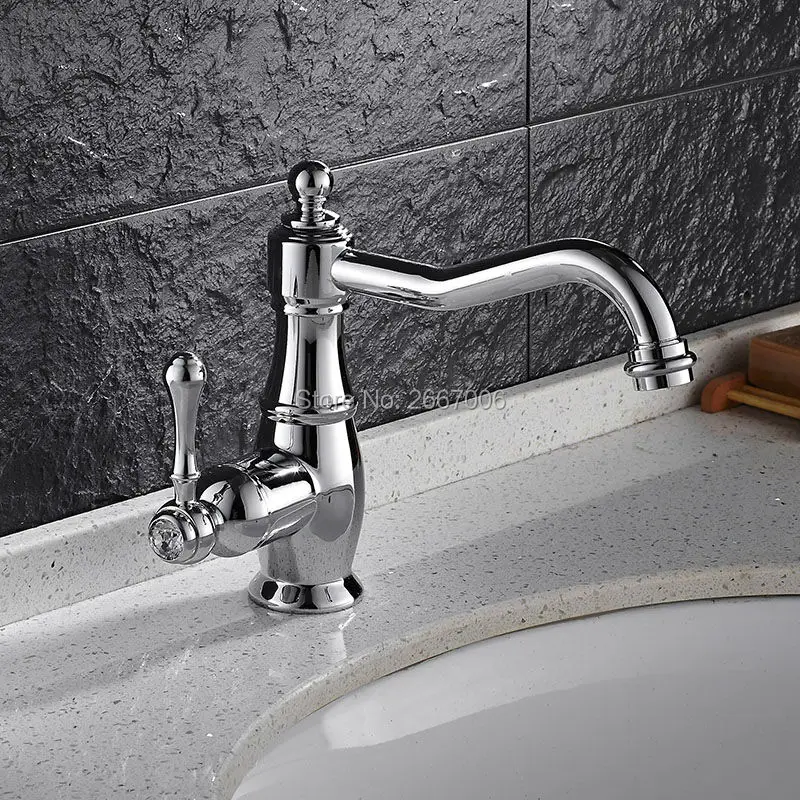 Free Shipping Newly Chrome Polished Short Type Bathroom Kitchen