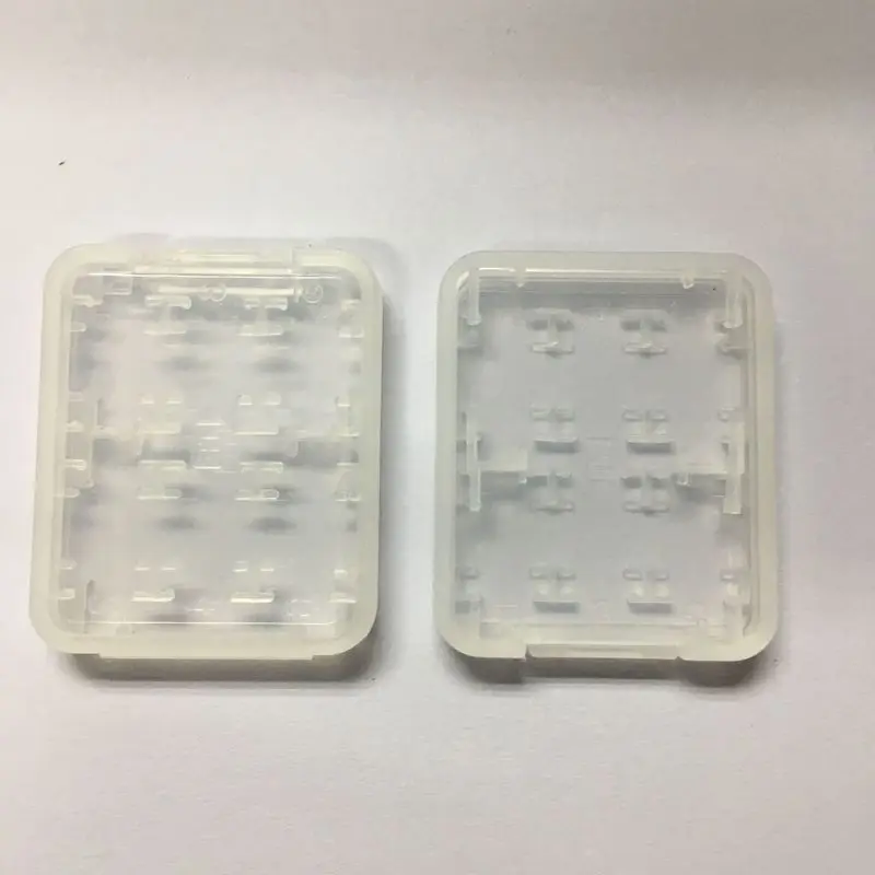 Double-Layers Hard Micro SD SDHC TF MS Memory Card Storage Box Protector Holder Hard Case Simple Style Case