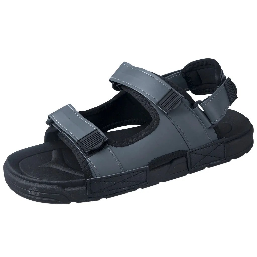 YOUYEDIAN большой Размеры мужские сандалии повседневная обувь дышащие рыбак обувь мужская пляжная обувь гладиаторы Sandalias Hombre Zapatos#507g30 - Цвет: Серый