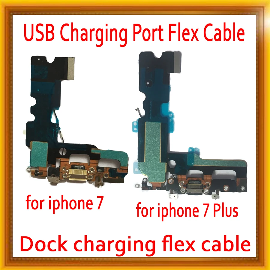 Для iPhone 7 Plus зарядное устройство зарядный порт док-станция USB разъем гибкий кабель