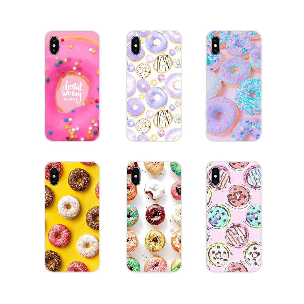 Accessories Phone Shell Covers For Samsung Galaxy A3 A5 A7 J1 J2 J3 J5 J7 2015 2016 2017 Cute Donut Chocolate Sweet Kawai | Мобильные
