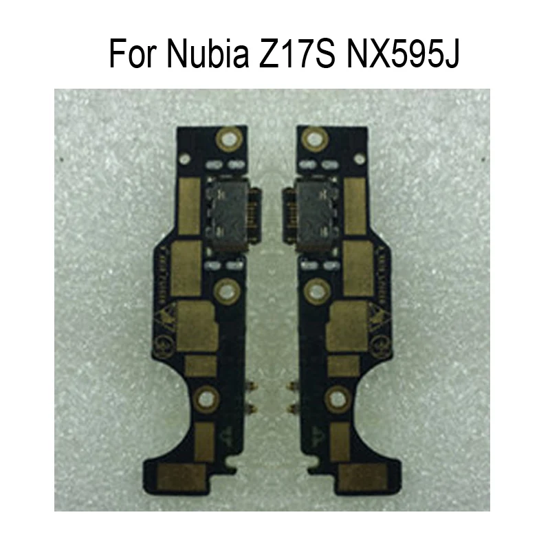 Для Nubia Z17S z17s NX595J USB док-станция для зарядки микрофона плата микрофона модуль вибрации зап. Части для соединительной платы Z17S