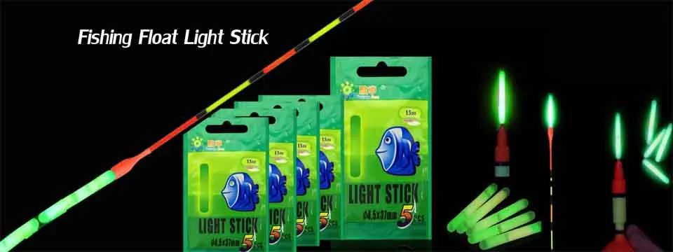 10Pcs Fishing Light Stick Clip on Rod Tip Night Fishing Fluorescent Sticks V1G8