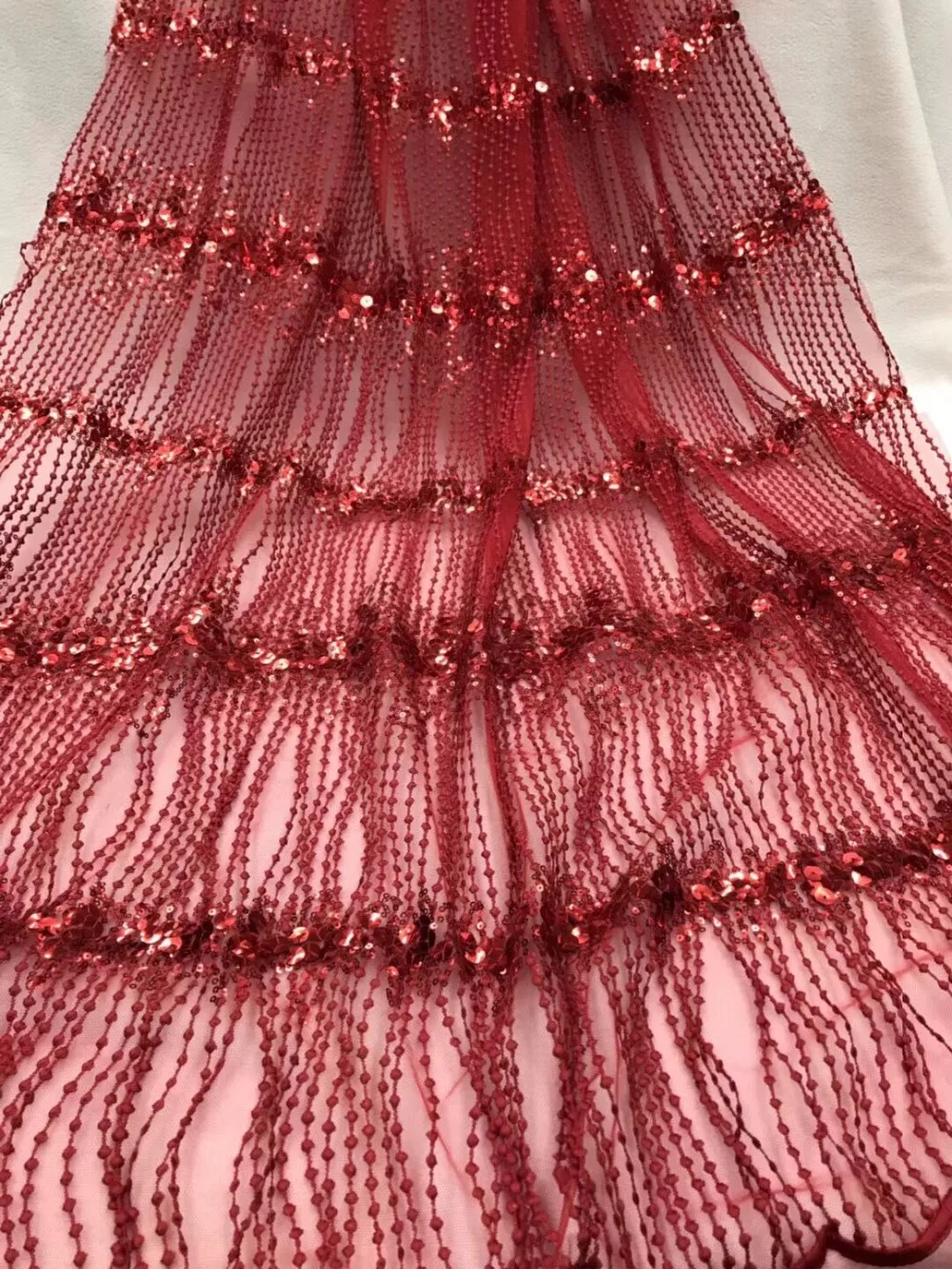 unique glitter print tulle mesh lace for sawing/party/wedding david