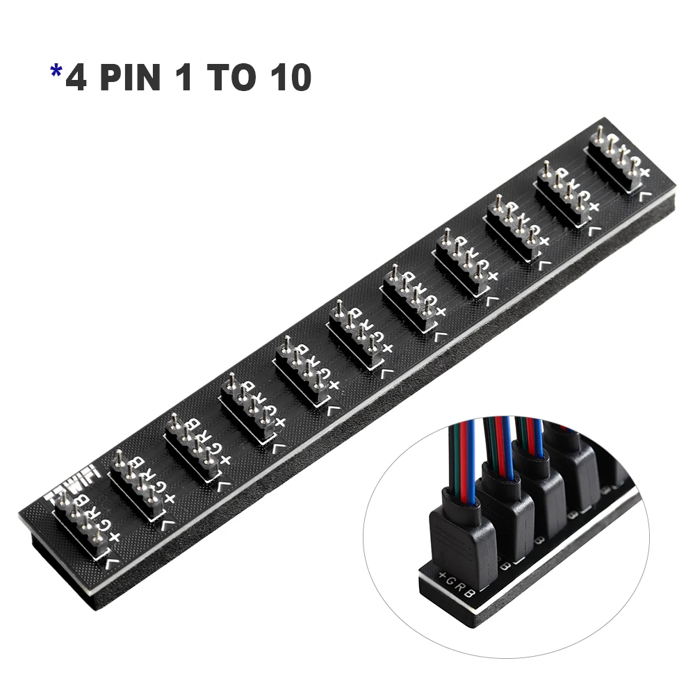 4 Pin 5 штифтов проволочный коннектор отклонения в размерах на 1-2 от 1 до 3, для малышей от 1 до 10 Женский Splitter Разъем кабель-удлинитель для цветная(RGB) светодиодная лента RGBW/WW Светодиодные ленты