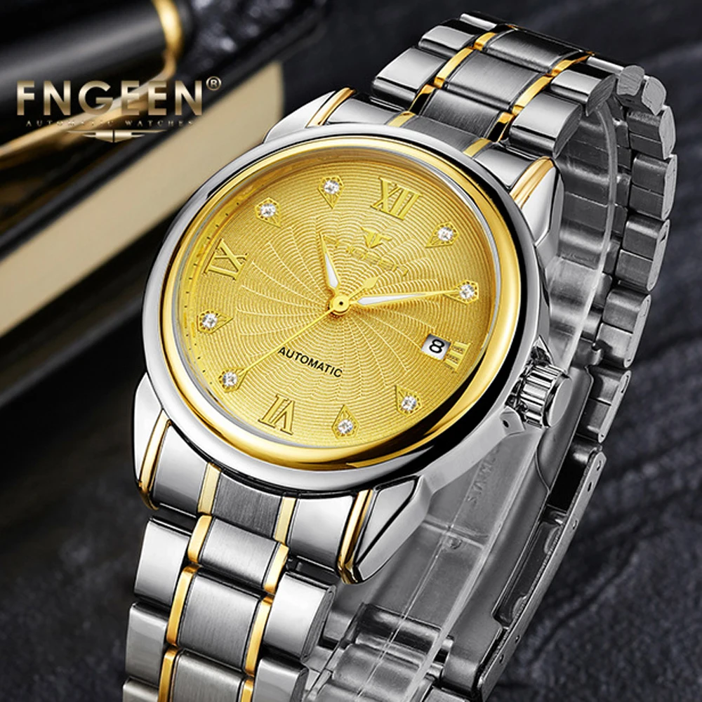 Relogio Masculino Esqueleto механические часы 2019 FNGEEN Tourbillon мужские мужской Дата