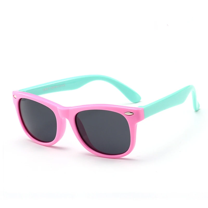 

Children Brand Polarized Sunglasses Kids Flexible Eyewear Square Frame Baby UV400 Sun Glasses Oculos De Sol Infantil