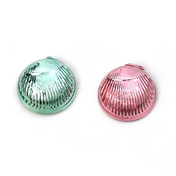 Skup Doreen Box Kopuła Akrylowa Uszczelki Cabochon Geometryczne Okrągły Zielony/czerwone Piórko Wzór Biżuteria Akcesoria 6mm (2/8
