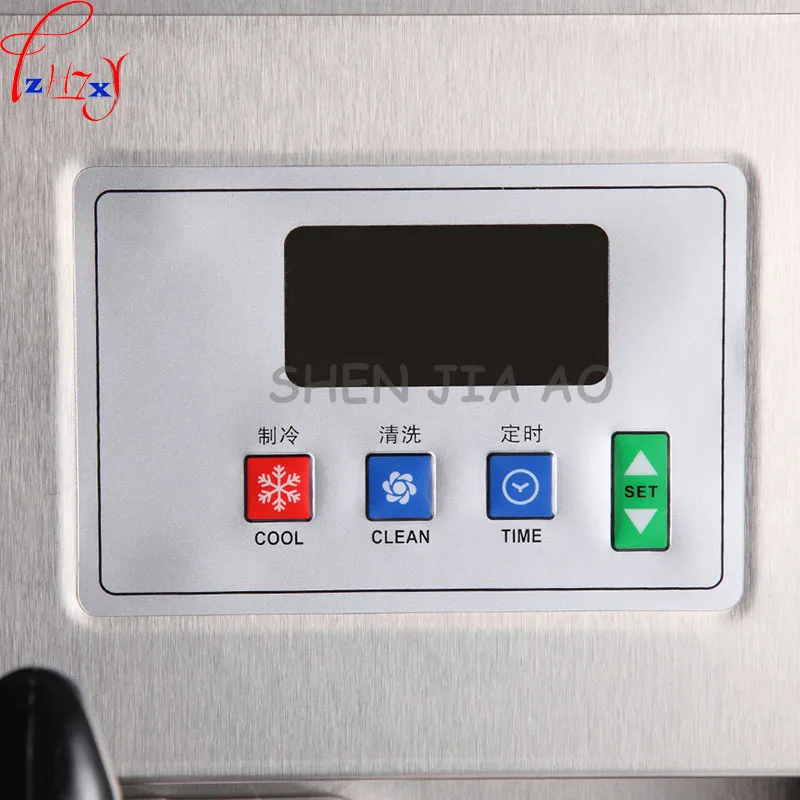 US $1.105.00 commercial threecolor soft ice cream machine stainless steel soft ice cream cone sundae ice cream machine make ice cream 1800W