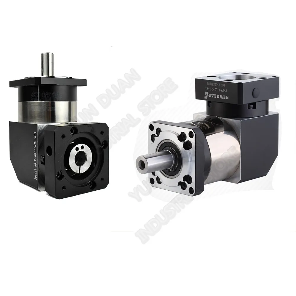 

30:1 Ratio 30 Right Angled Planetary Reducer Gearbox Corner Reducer 19MM Input For 80MM 90MM 600W 750W AC Servo Motor 86 nema34