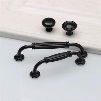 cabinet door knobs Durable Aluminum Alloy Single Hole Door Handle Furniture Drawer knobs Kitchen Cupboard Cabinet Drawer Pull round resin decorative kitchen cabinet knobs cupboards door knobs drawer pull handle multicolor 1pack