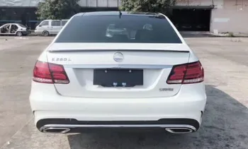 

For Benz W212 E320LE260LE300LE63 small spoiler ABS Material Car Rear Wing Primer Color spoiler for W212 4 doors