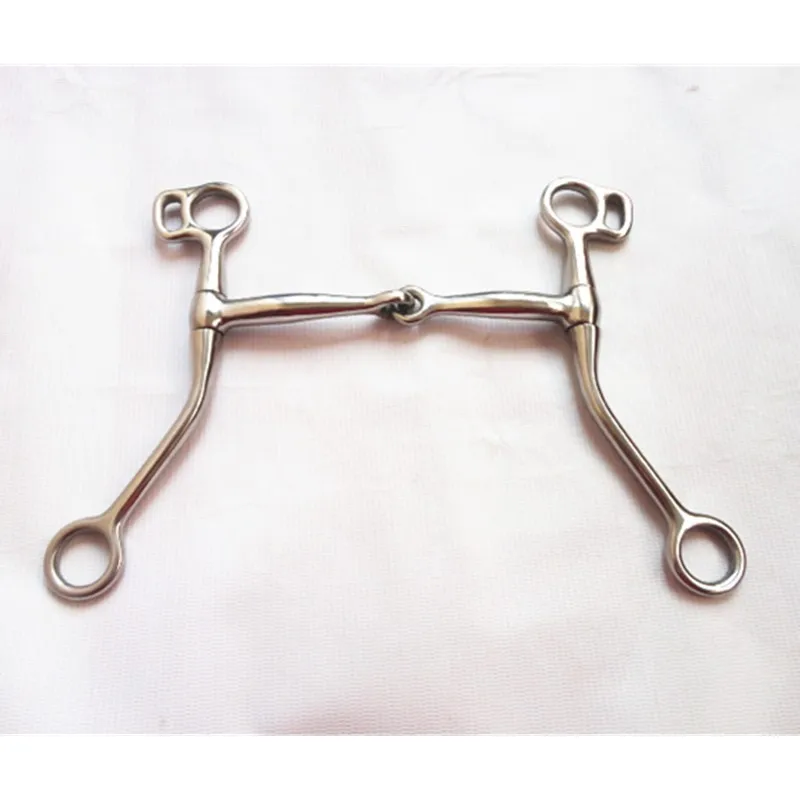 Stainless Steel Training Bit Long Shank Snaffle Bit Horse Equipment