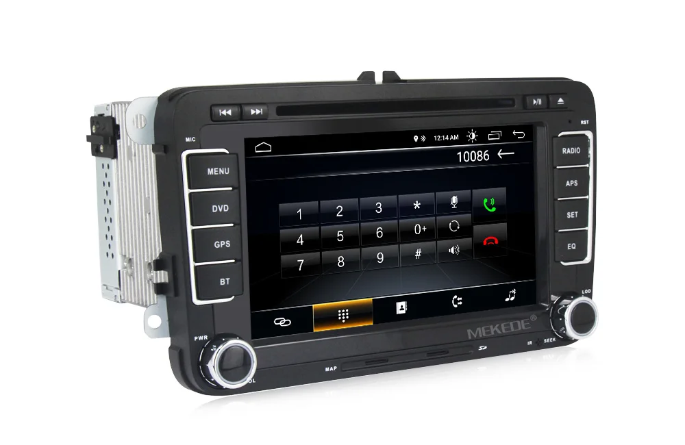 Четырехъядерный Android 8,1 " 2 din автомобильный DVD gps радио плеер для VW golf 5 6 touran passat B6 sharan jetta polo tiguan