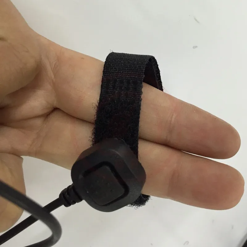 Adjustable Throat Microphone with Transparent Flexible Acoustic Tube Finger PTT Earpiece for Midland  (3)