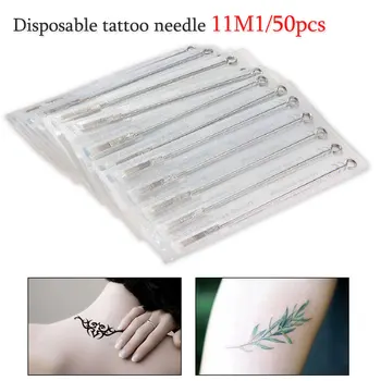 

One-time tattoo secant full set of needles 50PCS closed mouth round needle tattoo needle tattoo equipment tattoo needle mouth