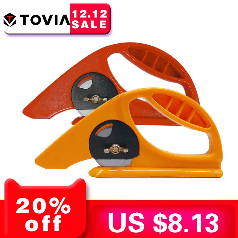 

TOVIA Carpet Cutter / Knife (Carpet tools) Rotatable Circular Blade Professional Loop Pile Cutter