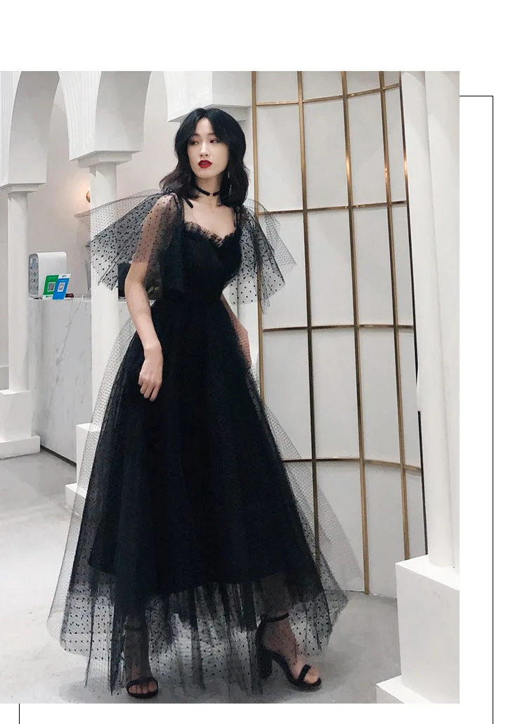 Titotato Camisole открытая спина черный тонкий кружево маленькое сексуальное платье для женщин Vestidos винтажные вечерние шоу банкет толстый беспорядок