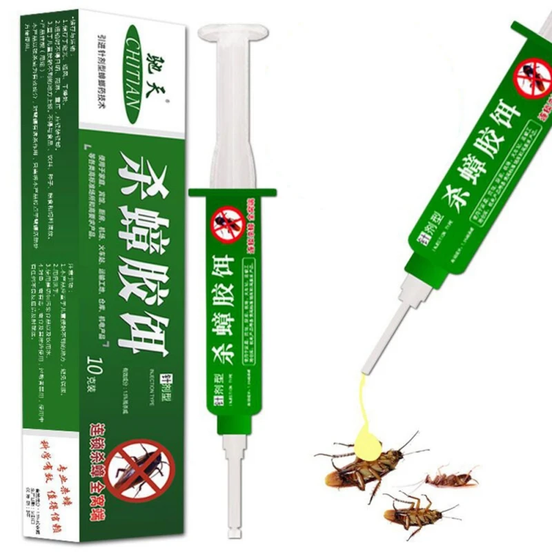 

Strong attraction Cockroach Medicine Gel 10g Bait Trap Non toxic Effects Insecticide Spraying Friendly Cockroach Pest Control