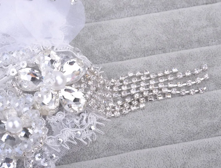 Artesanal de Cristal Cintilante Tiara Coroa de Casamento Da Noiva Flor Headband Nupcial Mulheres prom Coroas  Acessórios Bijoux Cheveux (3)