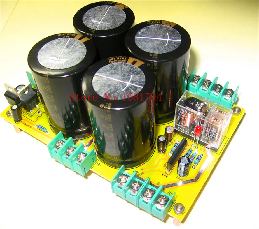 Audio amplifier rectifier filter power Kit Has speaker protection