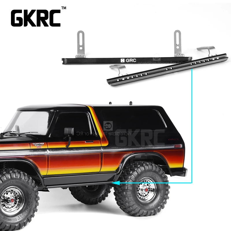 

Universal Metal Side Bumper Pedal For 1/10 RC Crawler Car Traxxas TRX4 Defender Ford Bronco Ranger TACTICAL UNIT #8219