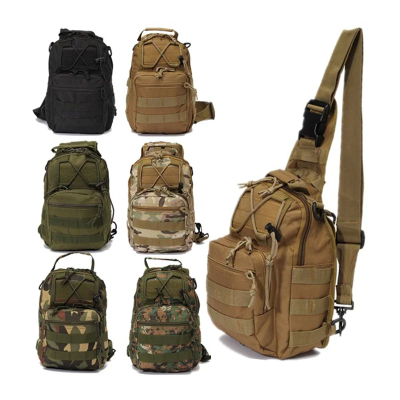 

Molle Tactical bag Military Sling Single Shoulder Chest Bag Pack for Fishing Camping Hiking Backpack Climbing Bag