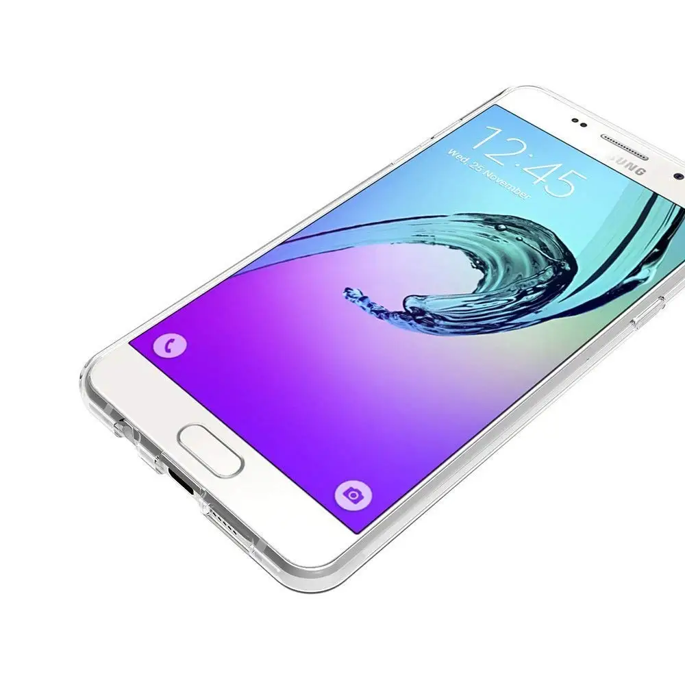 Чехол для samsung Galaxy A3 A5 A7 A9 TPU силиконовый прозрачный мягкий чехол-бампер для samsung A3 A5 A7 A9 задняя крышка